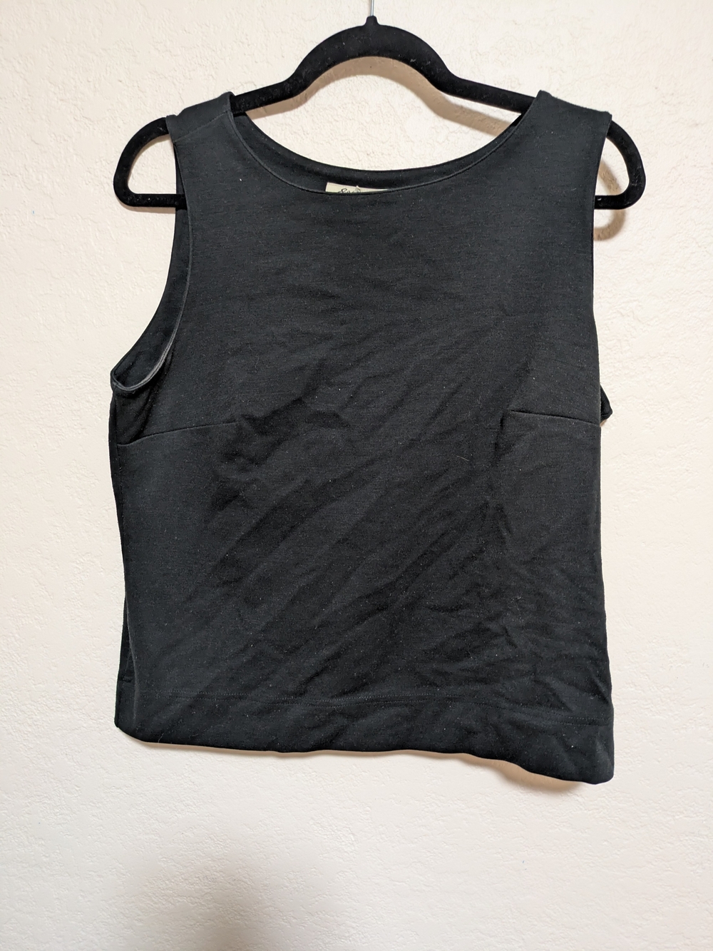 Classic Eddie Bauer Black Sleeveless Women's Top